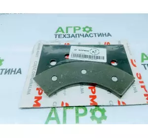 Пластина притискна дискового гальма (внутрішня) преса Sipma Z224 2012-070-550.00; 201207055000
